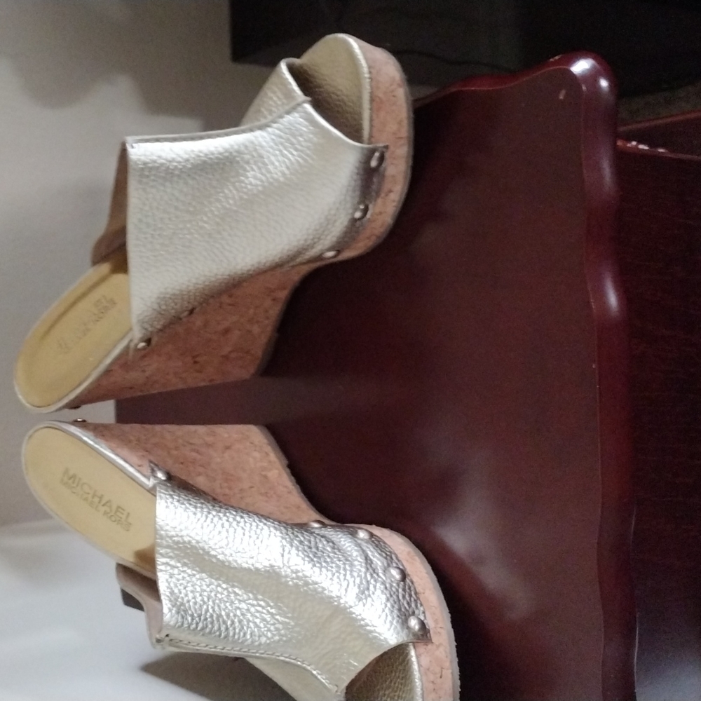 Michael Kors Gold Wedge